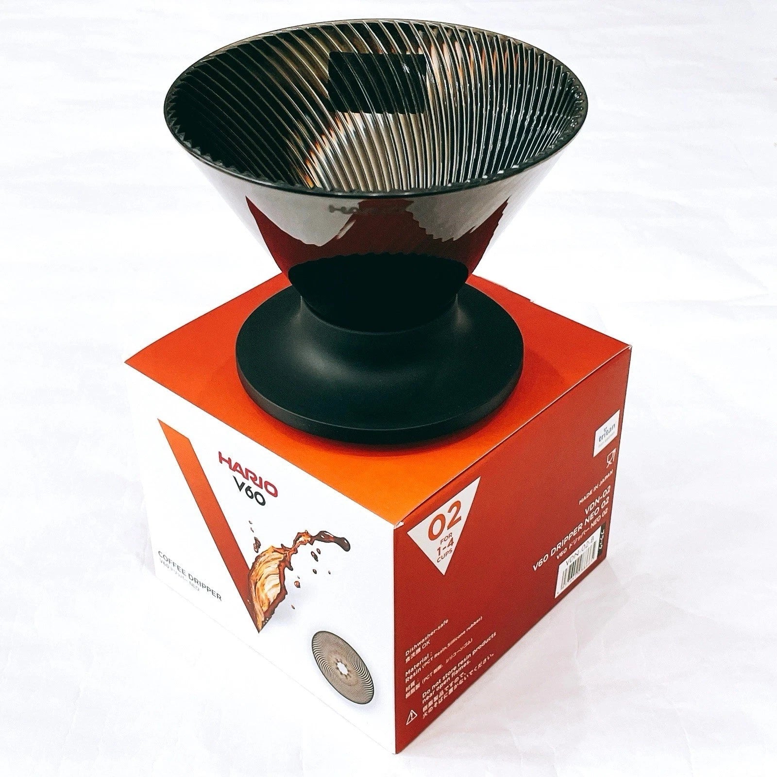 【低至$102】HARIO V60 NEO 新世代濾杯/VDN-02-B【平行進口】