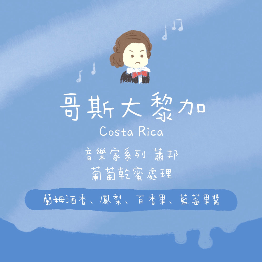 【2026最新蕭邦✨】哥斯達黎加|卡內特 音樂家系列 蕭邦 葡萄乾蜜處理 淺焙|咖啡豆 掛耳包