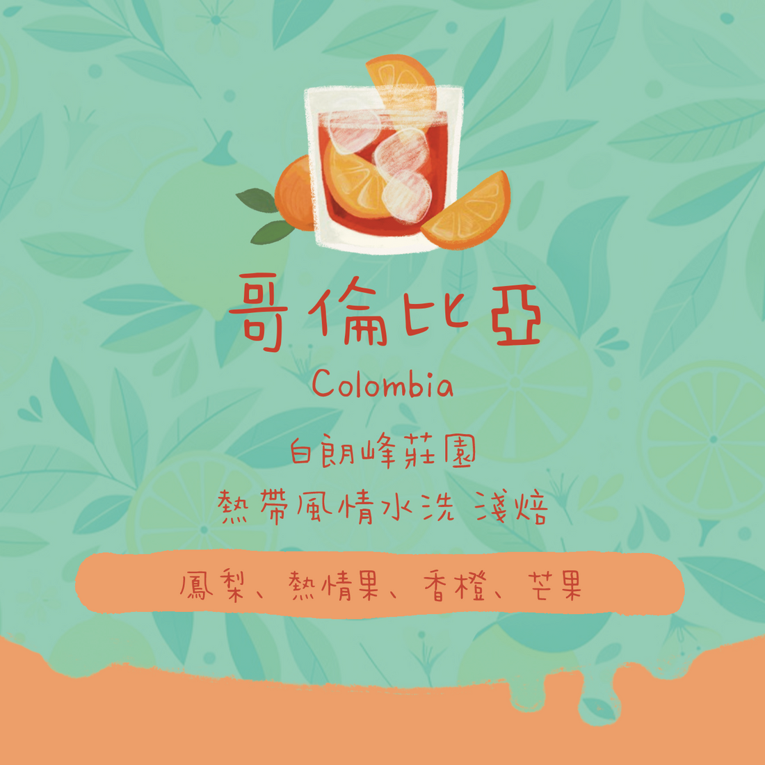哥倫比亞｜白朗峰莊園 熱帶風情水洗 淺焙｜咖啡豆 掛耳包