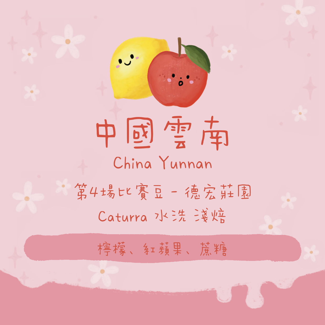 【第4場比賽豆】中國｜雲南 德宏 Caturra 水洗 淺焙｜咖啡豆 掛耳包