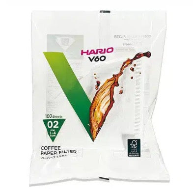【低至$20.9/100張】Hario - V60 漂白咖啡濾紙丨新設計台灣版110張