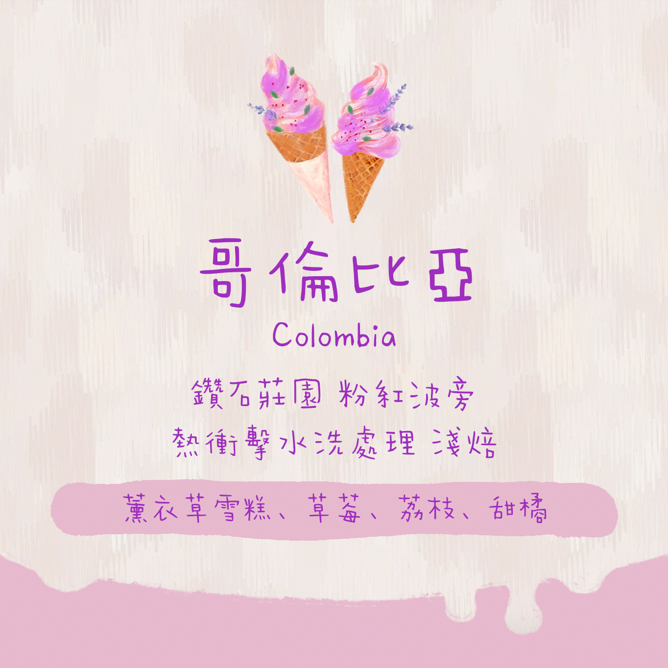 【靚豆登場✨】哥倫比亞｜金迪歐 鑽石莊園 熱衝擊水洗處理 淺焙｜咖啡豆 掛耳包