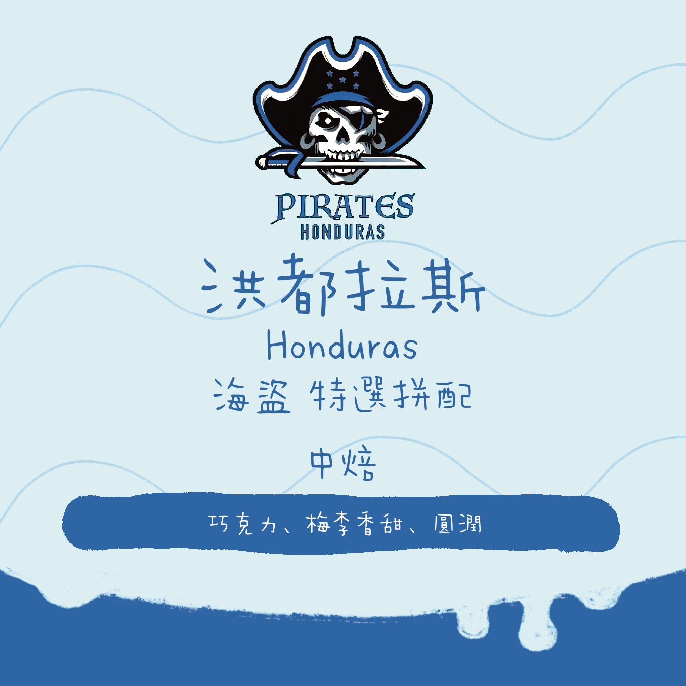 洪都拉斯｜Pirates 海盜 特選拼配 中焙｜咖啡豆 掛耳包