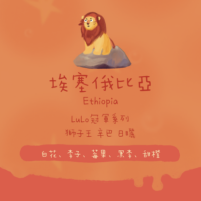 【冠軍級莊園🏆】埃塞俄比亞｜LULO 古吉 罕貝拉 獅子王 辛巴 G1 日曬 淺焙｜咖啡豆 掛耳包
